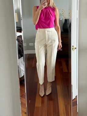Zara Cream Pants Size Medium